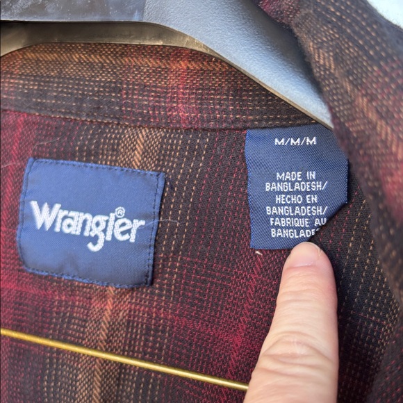 Wrangler Pearl Snap Top! Men’s Medium - Picture 3 of 5